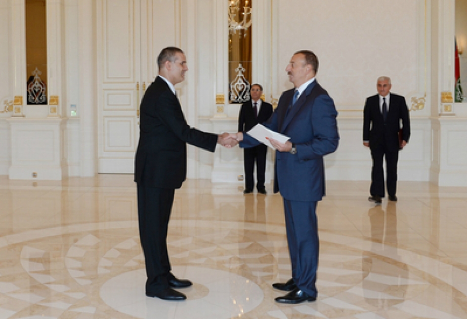 Le président M. Ilham Aliyev a reçu les lettres de créance du nouvel ambassadeur israélien en Azerbaïdjan