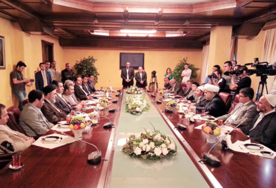 Chairman of Caucasian Muslims Office meets Iranian vice president in charge of cultural heritage