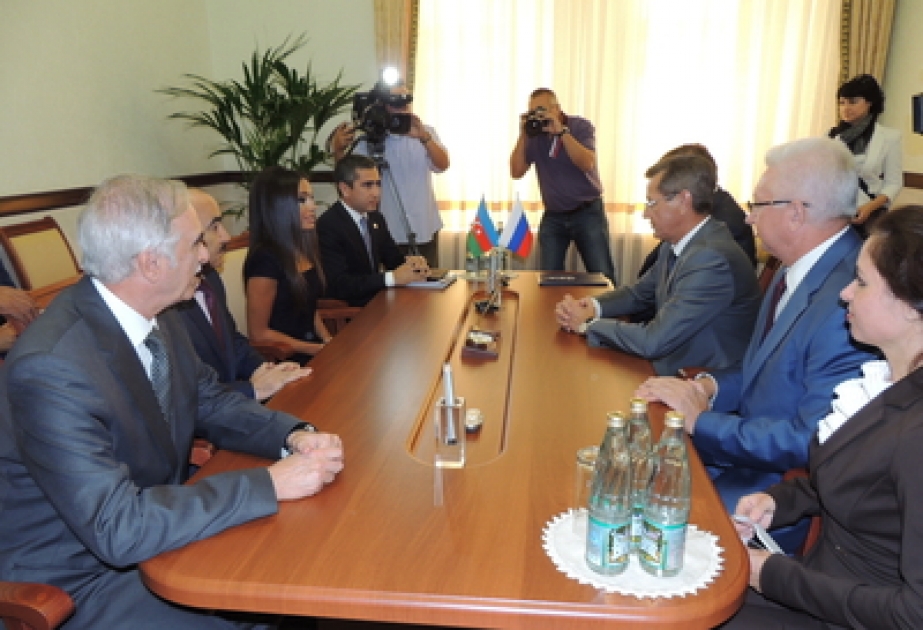 Rencontre entre la vice-présidente de la Fondation Heydar Aliyev et le gouverneur de la région d’Astrakhan