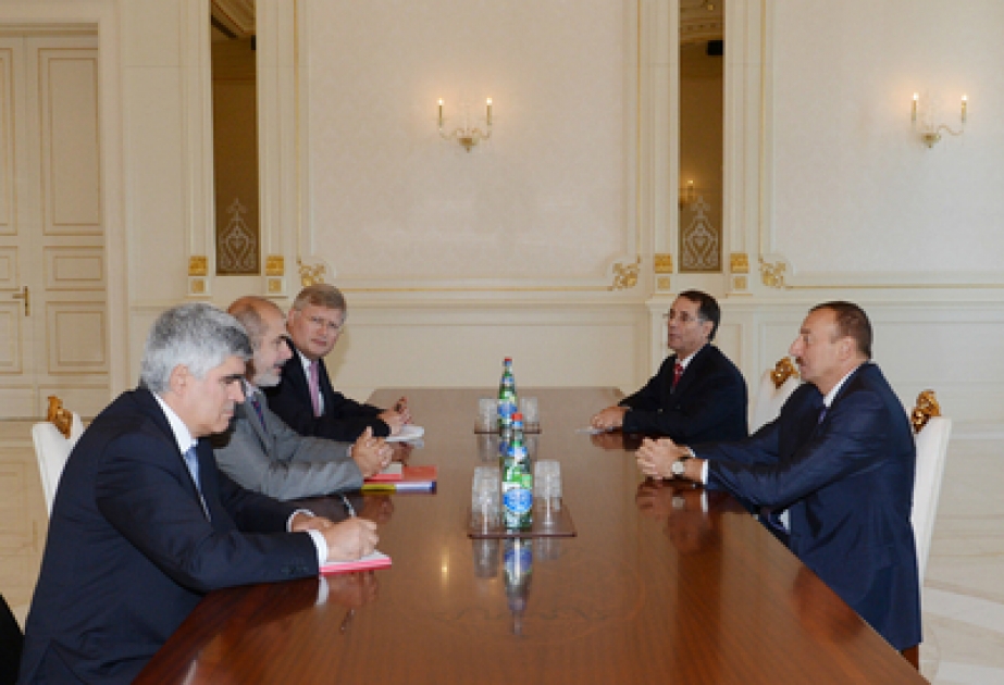 Le président azerbaïdjanais M. Ilham Aliyev a reçu la délégation dirigée par le représentant spécial de l’Union Européenne au Caucase du Sud