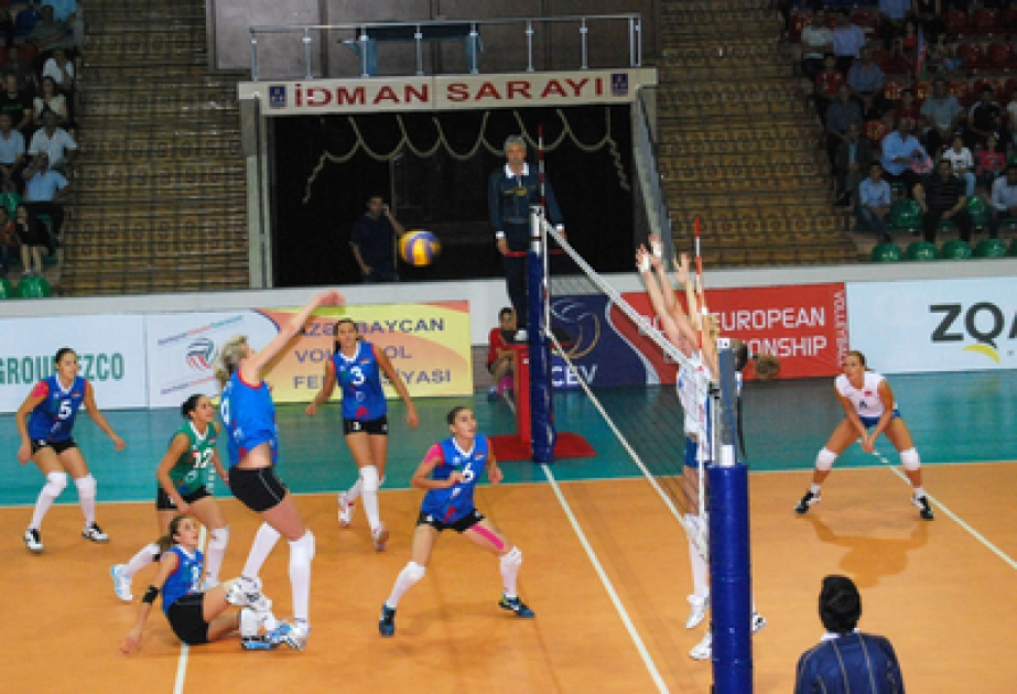 La sélection azerbaïdjanaise de volleyball s’est qualifiée pour la finale du Championnat d’Europe féminin de volleyball