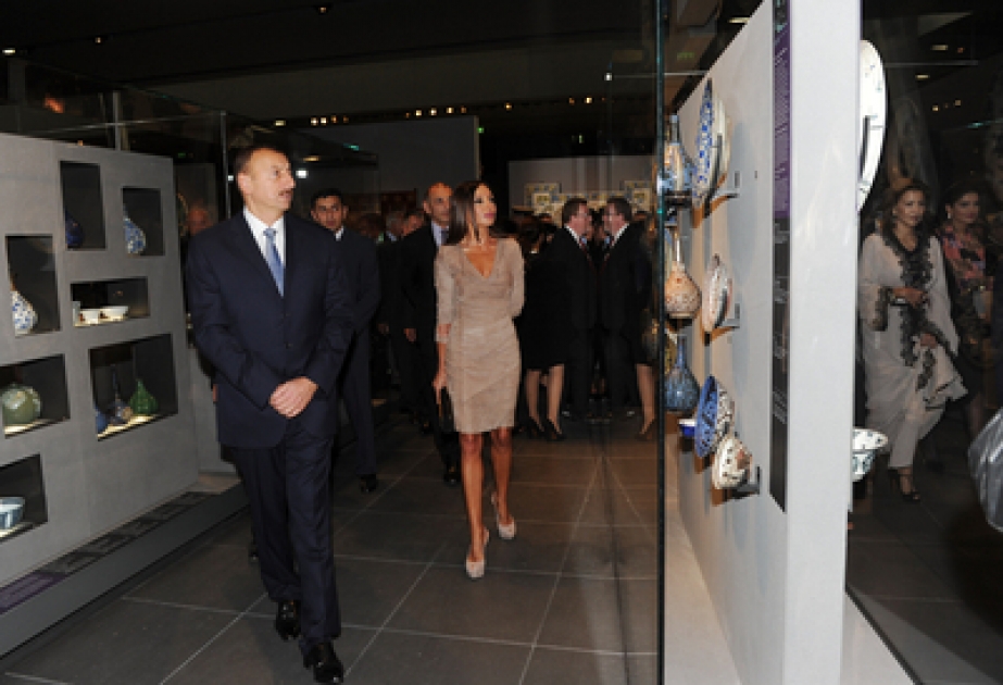 Le président azerbaïdjanais M. Ilham Aliyev a participé à la cérémonie d’ouverture du département des Arts de l’Islam du musée du Louvre