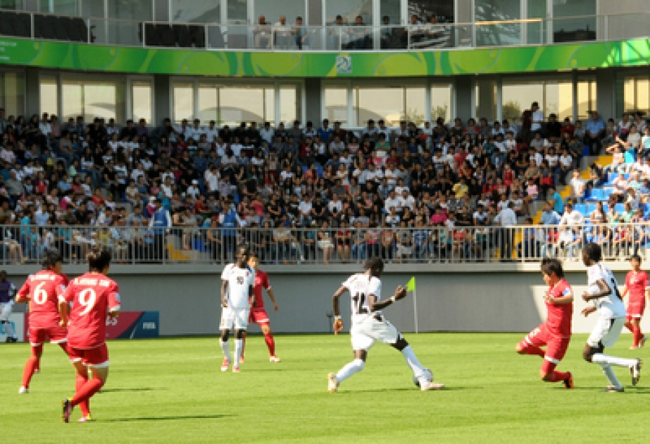La première rencontre de la Coupe du Monde Féminine FIFA U-17, Azerbaïdjan -2012, a touché à sa fin