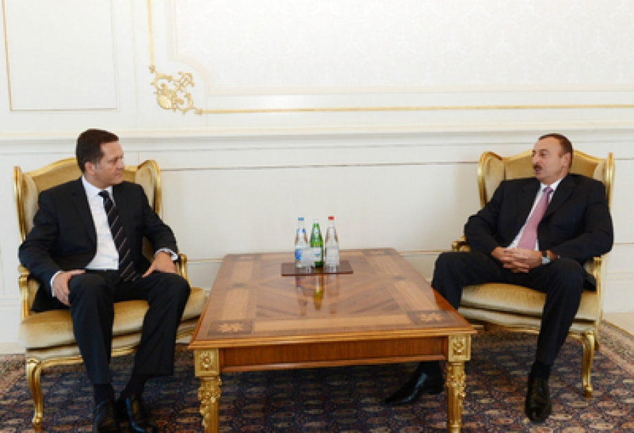 Le président M. Ilham Aliyev a reçu les lettres de créance du nouvel ambassadeur turc en Azerbaïdjan