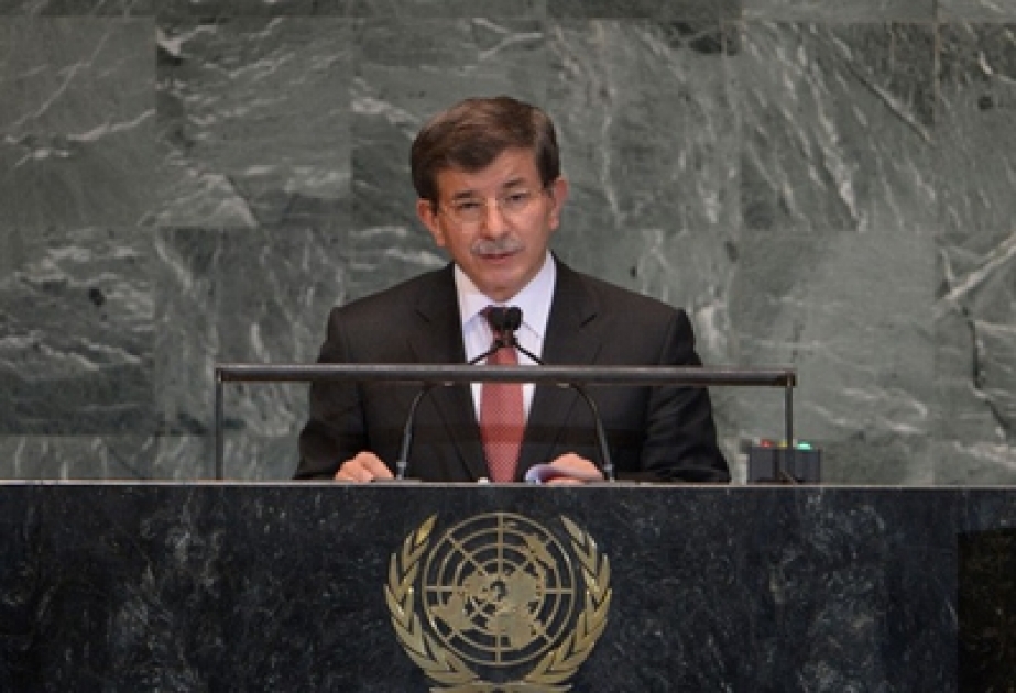 Ahmed Davudoglu: Au cours ces 20 dernières années, l’ONU n’avait fait aucune démarche pour le règlement du conflit arméno – azerbaïdjanais du Haut Karabagh dans le cadre de l’intégrité territoriale de l’Azerbaïdjan