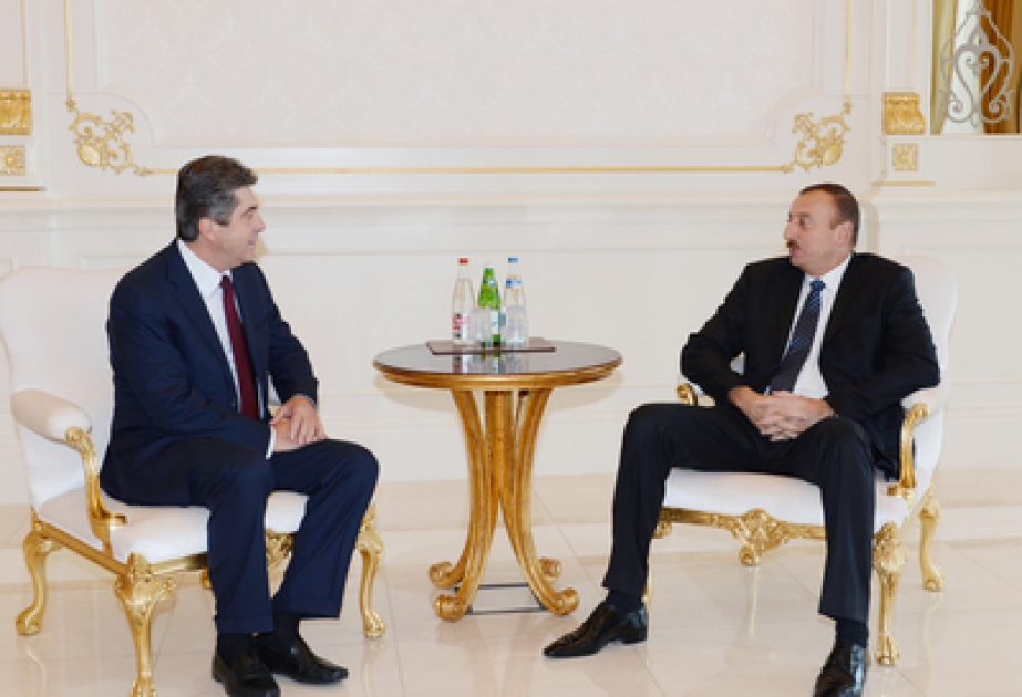 Le président azerbaïdjanais Ilham Aliyev a reçu Georgi Pirvanov, ancien président bulgare