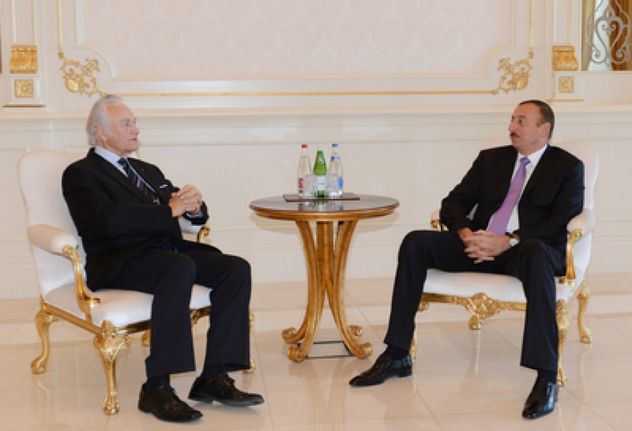 Le président azerbaïdjanais Ilham Aliyev a reçu l’ancien président estonien Arnold Rüütel