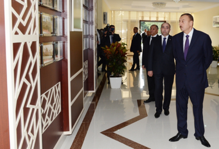 Le président azerbaïdjanais Ilham Aliyev a participé à l’inauguration du Centre de la Jeunesse à Terter