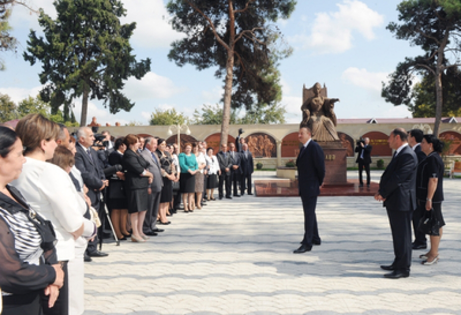 Le président Ilham Aliyev a visité le parc Nuchabé à Berde