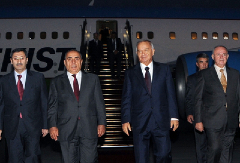 Le président ouzbek Islam Karimov entame une visite officielle en Azerbaïdjan