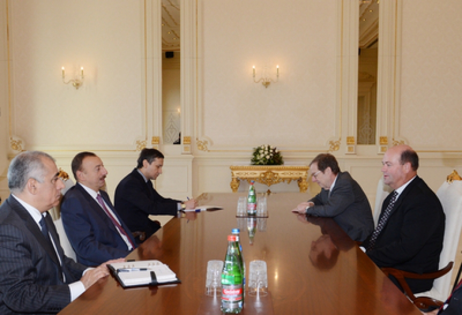 Le président azerbaïdjanais M. Ilham Aliyev a reçu la délégation dirigée par le président de la société ConocoPhilips