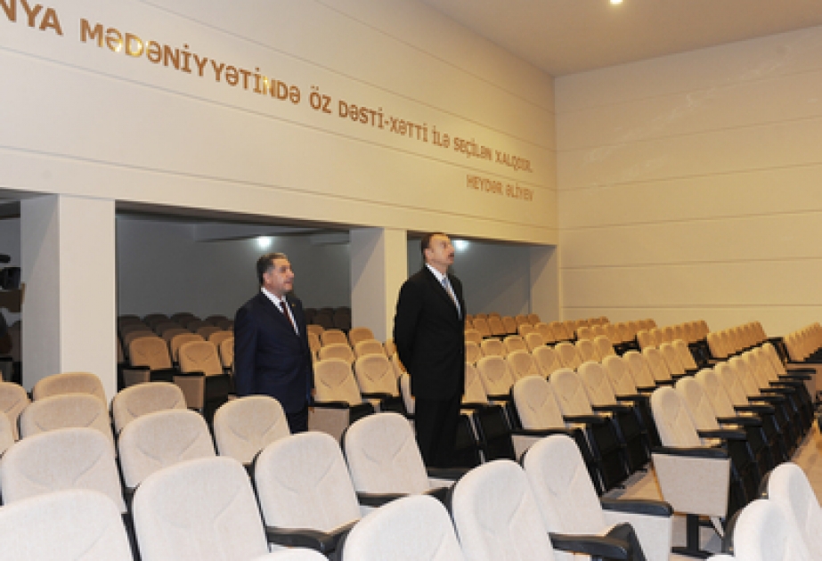 Le Palais de la Culture a été mis en service à Beylagan, suite à la reconstruction et la réparation