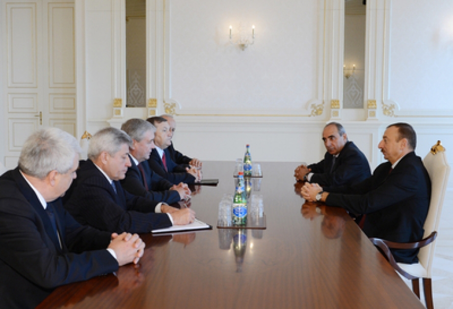 Le président azerbaïdjanais Ilham Aliyev a reçu la délégation conduite par le Vice-Premier ministre biélorusse