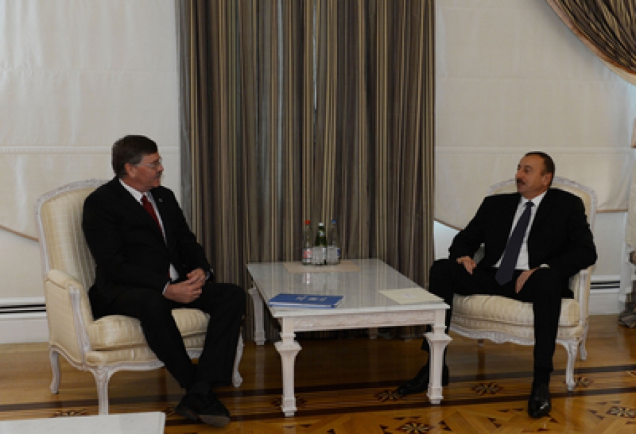 Le président azerbaïdjanais Ilham Aliyev a reçu le nouveau coordinateur résident 
de l’ONU en Azerbaïdjan