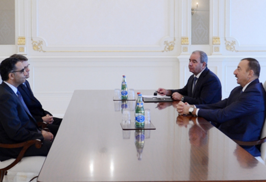 Le président azerbaïdjanais Ilham Aliyev a reçu Fadi Chehade, président de l’ICANN