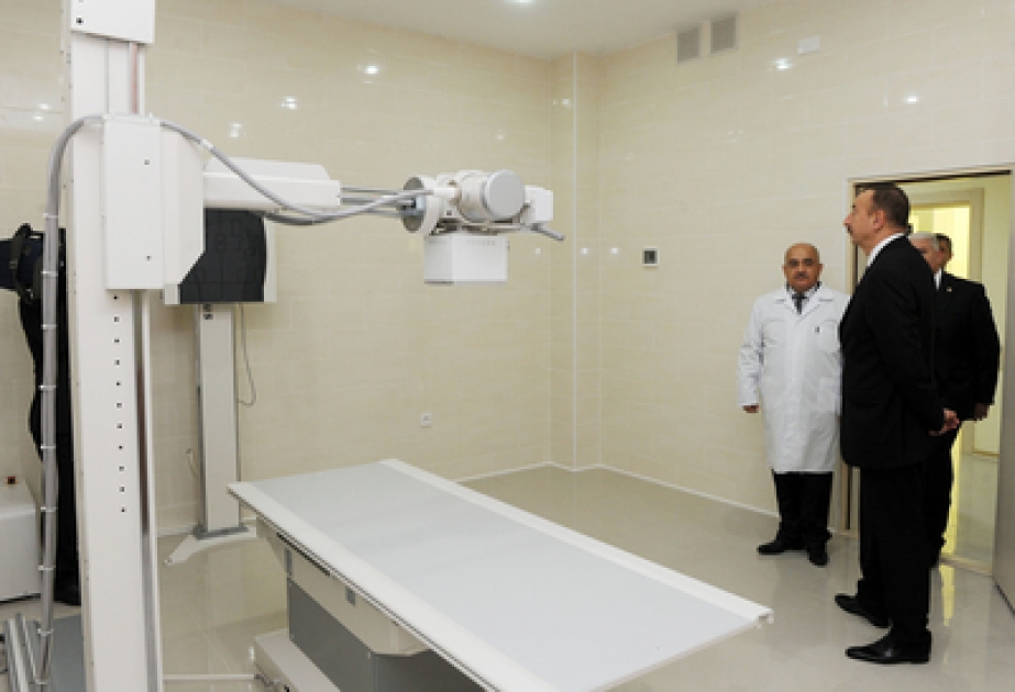Le président Ilham Aliyev a participé à l’inauguration de la polyclinique numéro 14 dans le bourg d’Ahmedli de Bakou