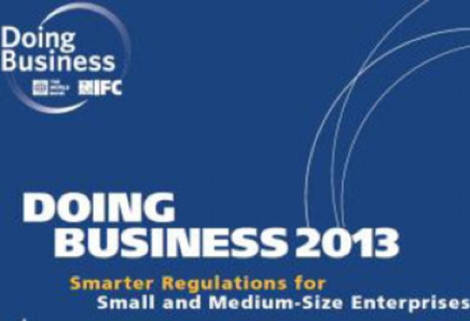 Der Bericht „Doing Business 2013“ bekanntgegebenAserbaidschan landete im neu veröffentlichten Bericht auf dem 67.Platz
