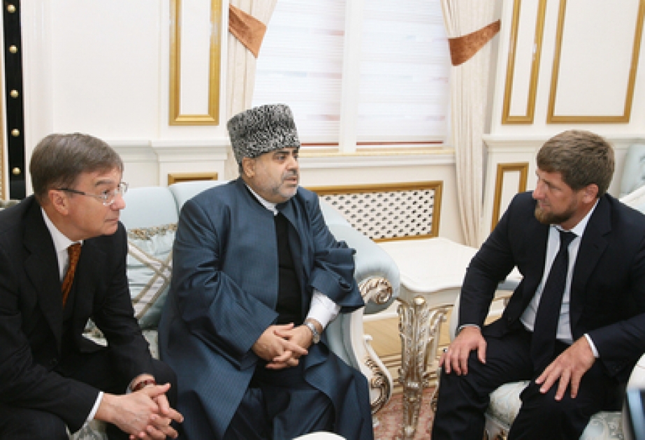 Chairman of Caucasian Muslims` Office meets Chechen President