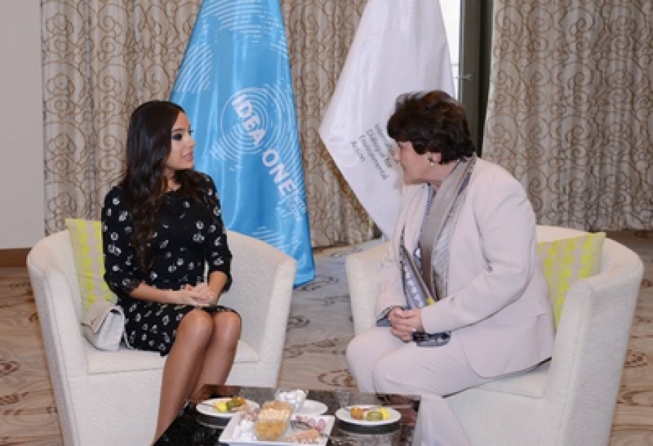 La fondatrice de l’IDEA Mme Leyla Aliyeva a rencontré Mme Zsuzsanna Jakab, directrice régionale de l’OMS pour l’Europe