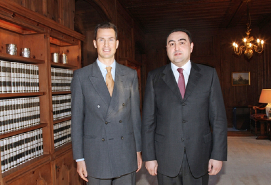 L’ambassadeur d’Azerbaïdjan a présenté ses lettres de créance au prince héritier du Liechtenstein