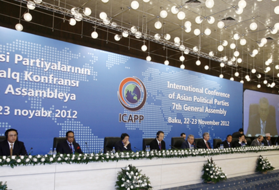 Azerbaïdjan abrite la VIIe Assemblée générale de la Conférence internationale des partis politiques asiatiques