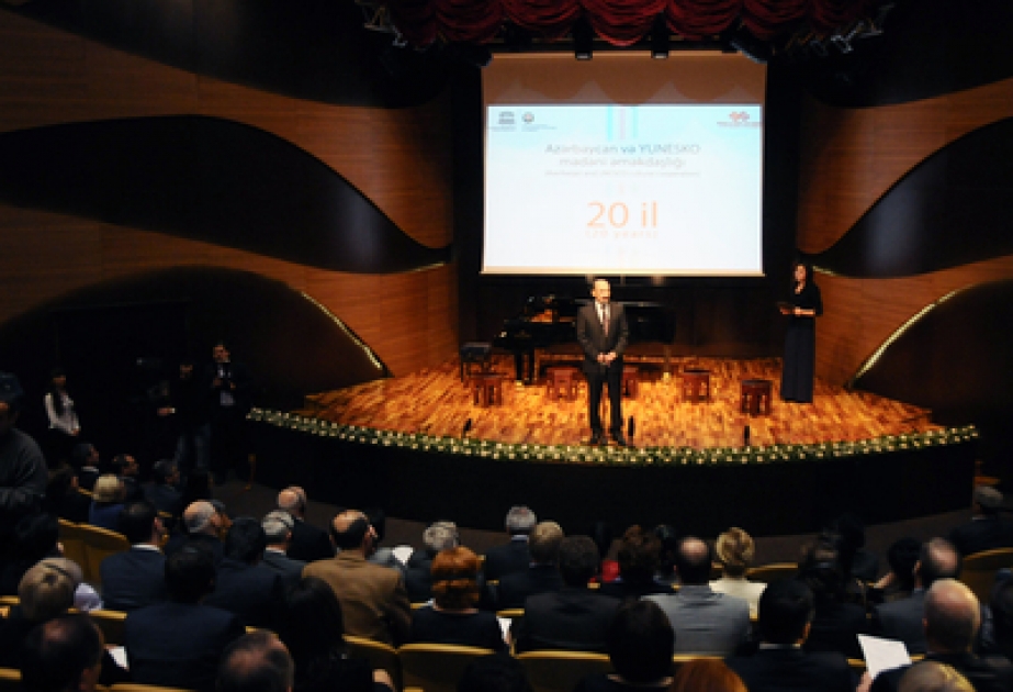 Les 20 ans des relations Azerbaïdjan-UNESCO célébrés solennellement à Bakou