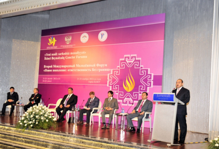 Bakou abrite le IIe Forum international des Jeunes