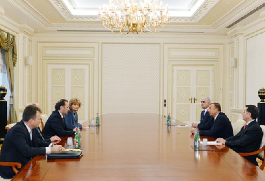 Le président azerbaïdjanais Ilham Aliyev a reçu la délégation conduite par le Vice-Premier ministre serbe