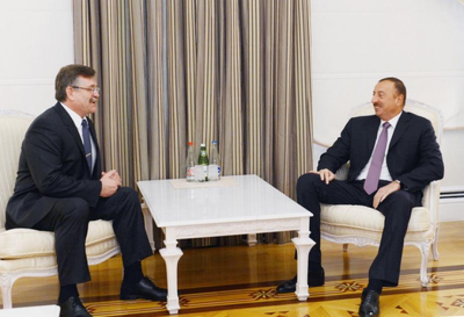 Le président azerbaïdjanais M. Ilham Aliyev a reçu le secrétaire général de l’Organisation de coopération économique de la mer Noire