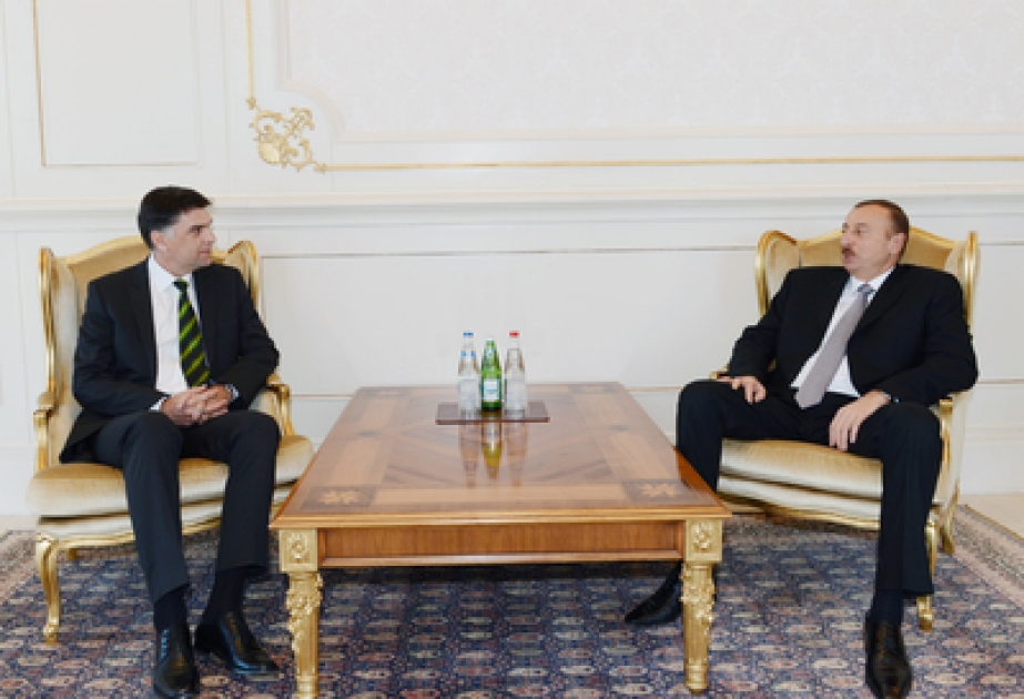 Le président M. Ilham Aliyev a reçu les lettres de créance du nouvel ambassadeur de la Bosnie – Herzégovine en Azerbaïdjan