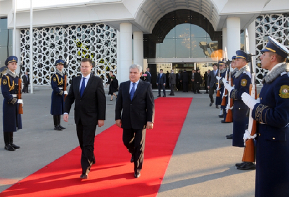 Fin de la visite du Premier letton en Azerbaïdjan