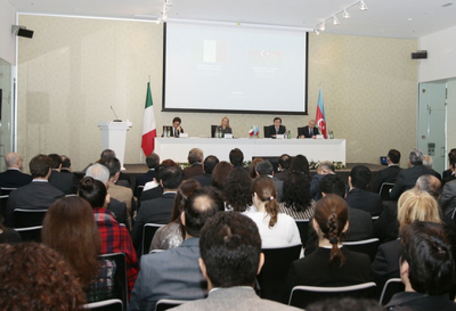 In Baku findet das aserbaidschanisch-italienische Business-Forum statt