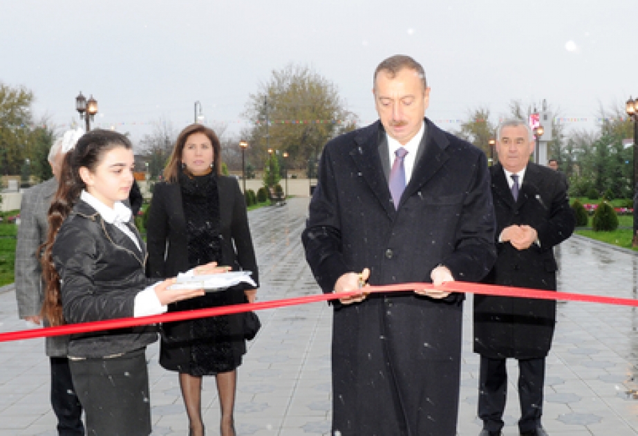 Le président Ilham Aliyev a participé à l’inauguration du nouveau bâtiment administratif du bureau de Fuzouli du Parti du nouvel Azerbaïdjan