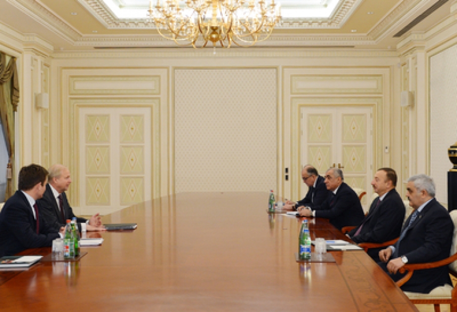 Le président azerbaïdjanais Ilham Aliyev a reçu le directeur exécutif de BP