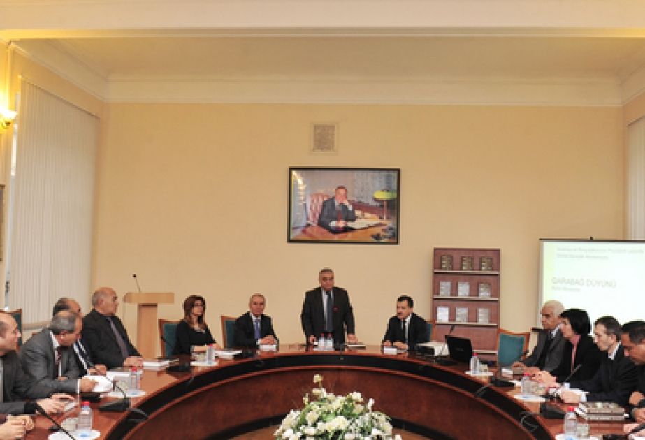 La présentation du livre “Le nœud de Karabagh” à l’Académie d’Administration publique