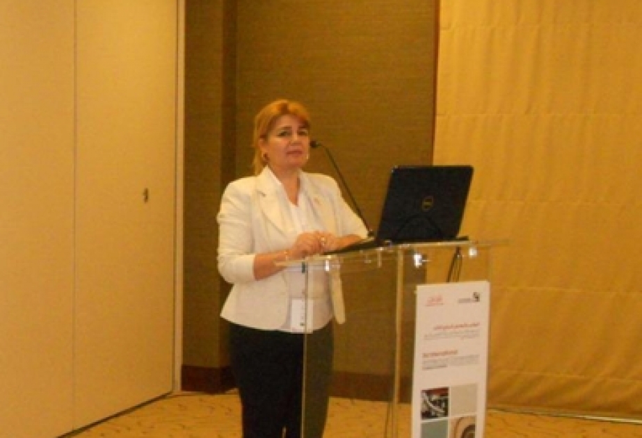 La représentante du Musée National d’Histoire de l’Azerbaïdjan de l’ANSA est intervenue au symposium scientifique international à Dubaï