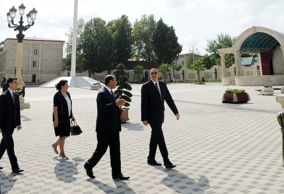 Bərdədə əsaslı surətdə yenidən qurulmuş mərkəzi istirahət parkı ilə tanışlıq