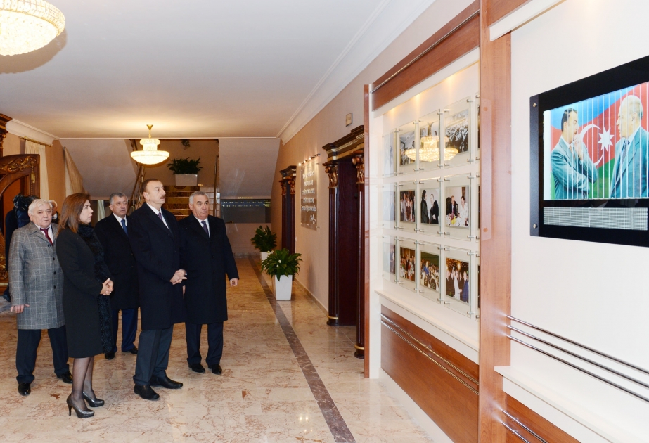 Prezident İlham Əliyev Horadiz Şəhər Mədəniyyət Sarayının yenidənqurmadan sonra açılışında iştirak etmişdir