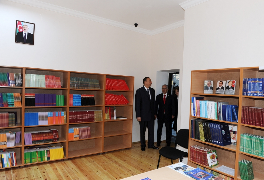 Prezident İlham Əliyev Bakının Yasamal rayonundakı 173 nömrəli tam orta məktəbin əsaslı təmir və yenidənqurma işlərindən sonrakı vəziyyəti ilə tanış olmuşdur