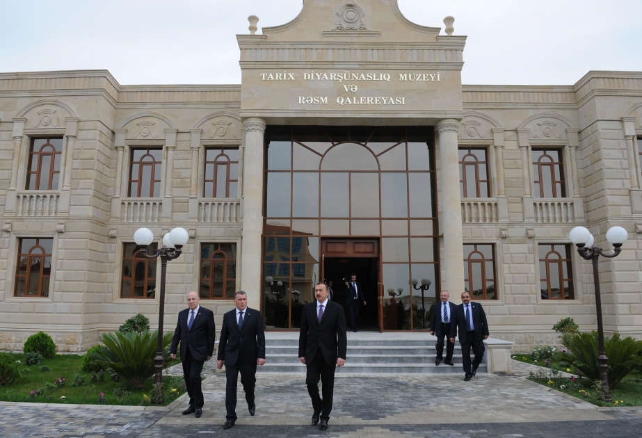 Saatlıda Tarix-Diyarşünaslıq Muzeyi və Rəsm Qalereyasının yeni binasının açılışı olmuşdur