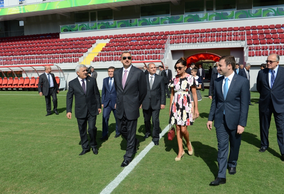 Bakının 8-ci Kilometr qəsəbəsində yeni stadion istifadəyə verilmişdir