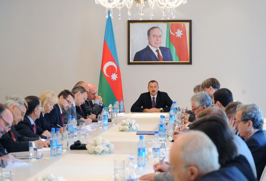 Azərbaycan Prezidenti İlham Əliyev Qəbələdə ATƏT-in üzvü olan ölkələrin səfirlərini qəbul etmişdir
