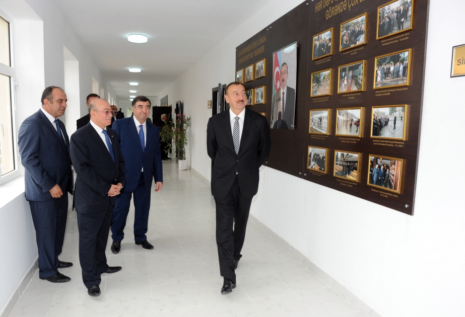 Qax rayonunda Güllük kənd ümumi orta məktəbinin binasının əsaslı təmir və yenidənqurmadan sonra açılışı olmuşdur