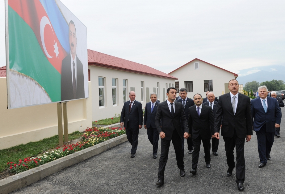 Şəkidə taxıl anbarı və dəyirman kompleksi açılmışdır