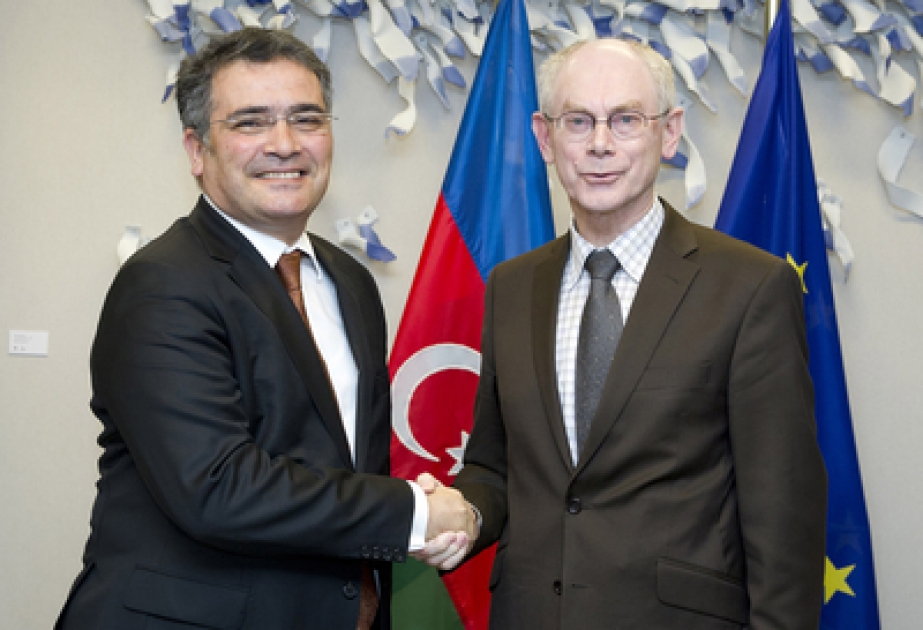 Le chef de la représentation permanente de la République d’Azerbaïdjan auprès de l’Union européenne a présenté ses lettres de créance au président du Conseil européen