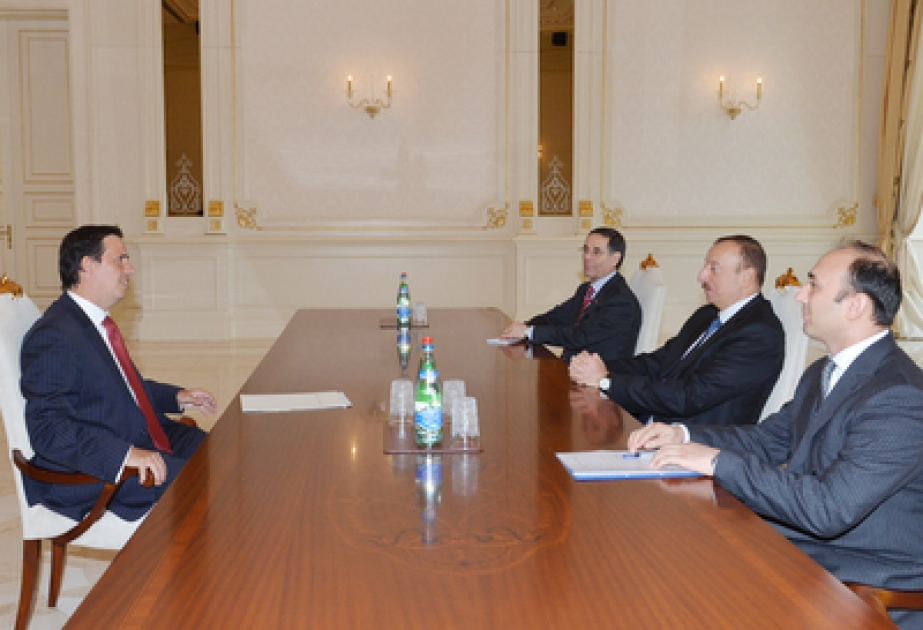 Le président azerbaïdjanais M. Ilham Aliyev a reçu le secrétaire adjoint de la présidence de l’Uruguay