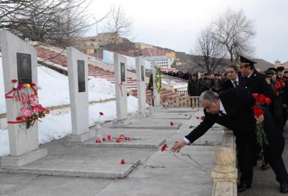 Daşkəsəndə 20 Yanvar şəhidləri böyük ehtiramla yad edilmişdir