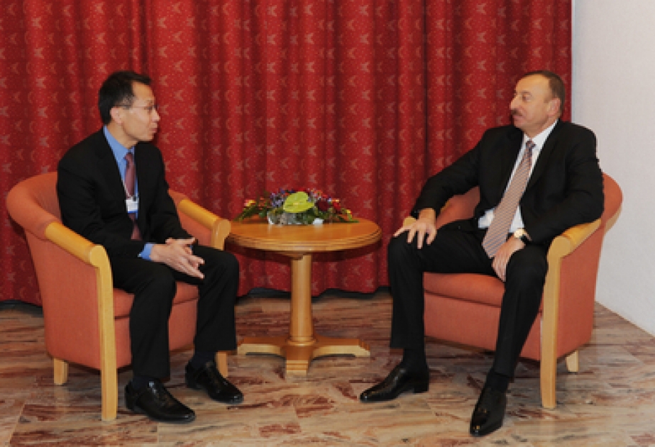 L’entretien du président azerbaïdjanais Ilham Aliyev avec Jin-Yong Cai, directeur général de la Société financière internationale