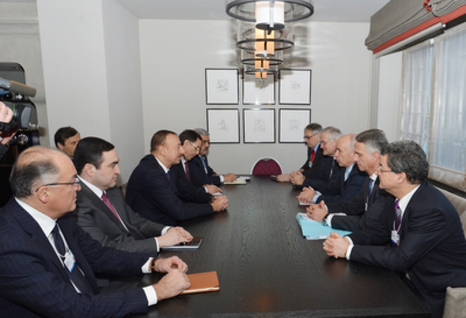 Le président azerbaïdjanais M. Ilham Aliyev a rencontré M. Ueli Maurer, président de la Confédération de Suisse