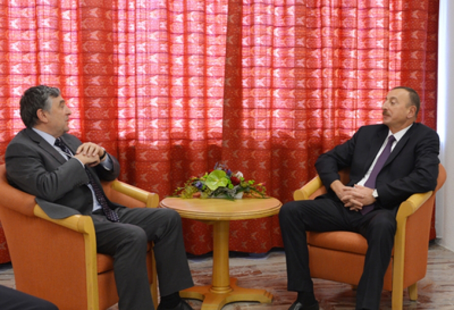 Le président azerbaïdjanais Ilham Aliyev s’est entretenu avec Jean-François Cirelli, vice-président et directeur général délégué de GDF Suez